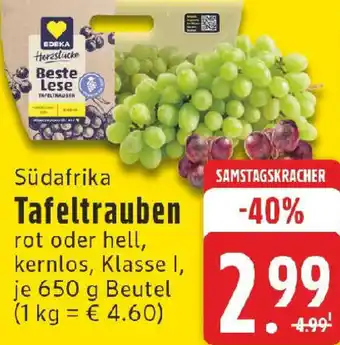 Edeka EDEKA Herzstücke Tafeltrauben Angebot