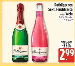 Edeka Xpress Rotkäppchen sekt oder fruchtsecco Angebot