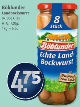 Klaas und Kock Böklunder Landbockwurst Angebot