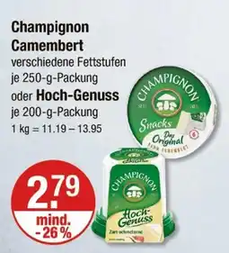 V Markt Champignon camembert hoch-genuss Angebot