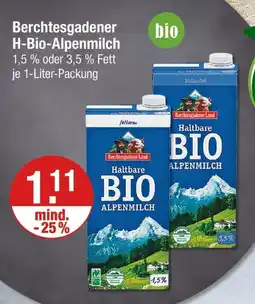 V Markt Berchtesgadener land berchtesgadener h-bio-alpenmilch Angebot