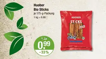 V Markt Huober bio sticks Angebot