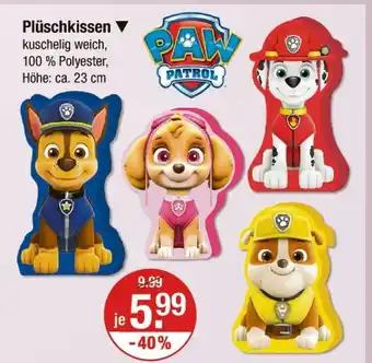 V Markt Paw patrol plüschkissen Angebot