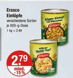 V Markt Erasco eintöpfe Angebot