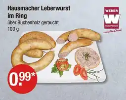 V Markt Weber wurstwaren hausmacher leberwurst im ring Angebot