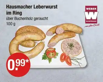 V Markt Weber wurstwaren hausmacher leberwurst im ring Angebot