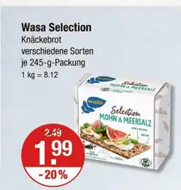 V Markt Wasa selection mohn & meersalz Angebot