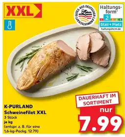 Kaufland K-purland schweinefilet xxl Angebot