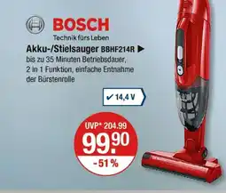 V Markt Bosch akku-/stielsauger Angebot