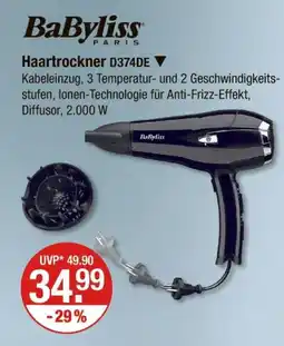 V Markt Babyliss haartrockner Angebot