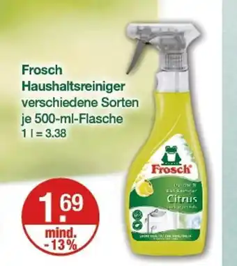 V Markt Frosch haushaltsreiniger Angebot