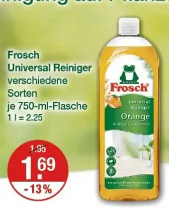 V Markt Frosch universal reiniger Angebot