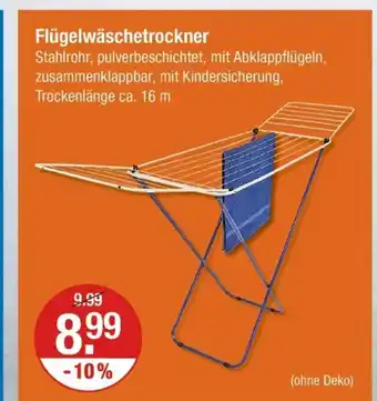 V Markt Flügelwäschetrockner Angebot