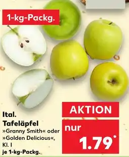 Kaufland Ital. tafeläpfel granny smith oder golden delicious, kl. i Angebot