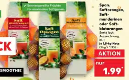 Kaufland Saftorangen oder saftmandarinen oder saftblutorangen Angebot