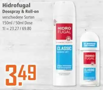 Klaas und Kock Hidrofugal Deospray & Roll-on Angebot