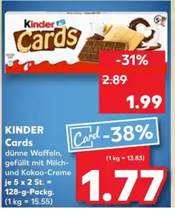 Kaufland Kinder cards Angebot