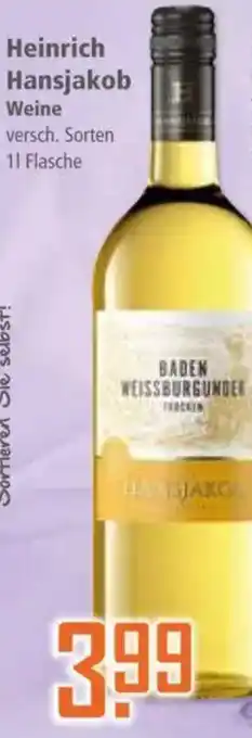 Klaas und Kock Heinrich Hansjakob Weine Angebot