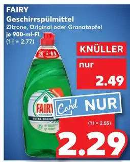 Kaufland Fairy zitrone, original oder granatapfel Angebot