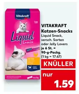 Kaufland Vitakraft katzen-snacks Angebot