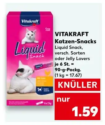 Kaufland Vitakraft katzen-snacks Angebot