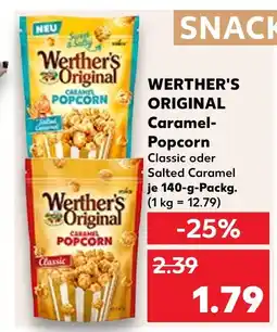 Kaufland Werther's original caramel-popcorn Angebot