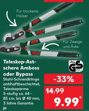 Kaufland Teleskop-astschere amboss oder bypass Angebot