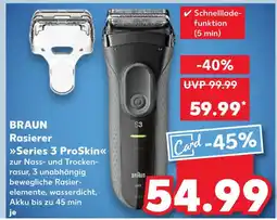 Kaufland Braun rasierer series 3 proskin Angebot