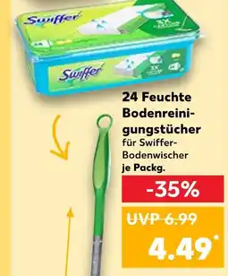 Kaufland Swiffer feuchte bodenreinigungstücher Angebot