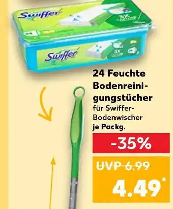 Kaufland Swiffer feuchte bodenreinigungstücher Angebot