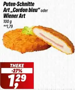 Simmel Puten-Schnitte Art ,,Cordon bleu" oder Wiener Art Angebot