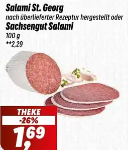 Simmel Salami St. Georg oder Sachsengut Salami Angebot