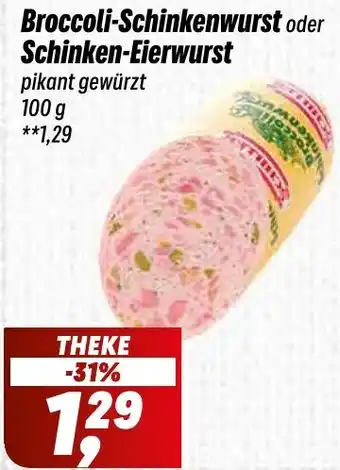 Simmel Broccoli-Schinkenwurst oder Schinken-Eierwurst Angebot