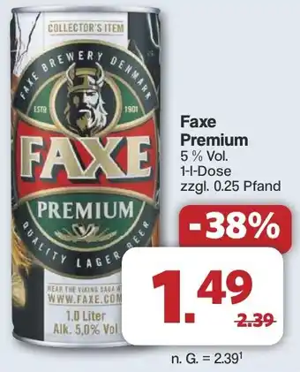 Famila Nord West Faxe Premium Angebot
