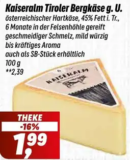 Simmel Kaiseralm Tiroler Bergkäse g. U. Angebot