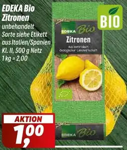 Simmel EDEKA Bio Zitronen Angebot