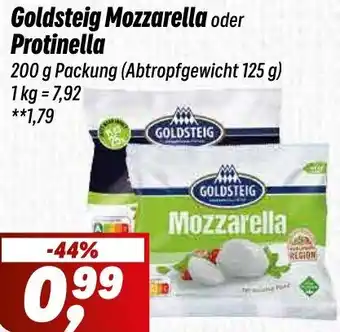 Simmel Goldsteig Mozzarella oder Protinella Angebot