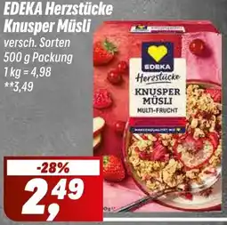 Simmel EDEKA Herzstücke Knusper Müsli Angebot