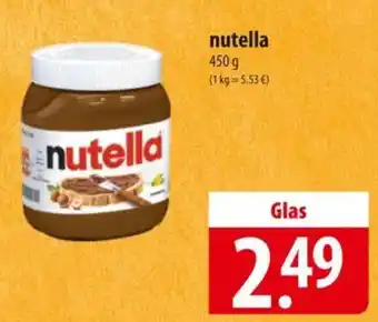 Famila Nord Ost nutella Angebot