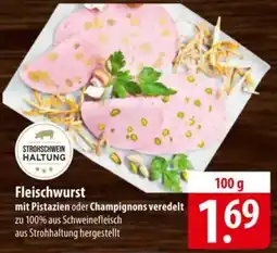 Famila Nord Ost STROHSCHWEIN HALTUNG Fleischwurst Angebot