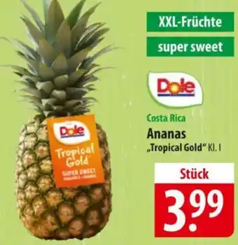 Famila Nord Ost Dole Costa Rica Ananas Angebot