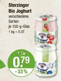 V Markt Sterzinger Bio Joghurt Angebot