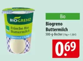 Famila Nord Ost Biogreno Buttermilch Angebot