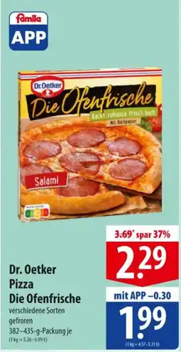 Famila Nord Ost Dr. Oetker Pizza Die Ofenfrische Angebot