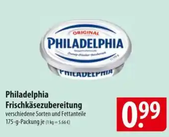 Famila Nord Ost Philadelphia Frischkäsezubereitung Angebot