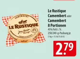 Famila Nord Ost Le Rustique Camembert oder Camembert 8 Portionen Angebot