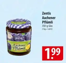 Famila Nord Ost Zentis Aachener Pflümli Angebot