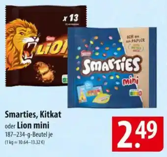 Famila Nord Ost Smarties, Kitkat oder Lion mini Angebot