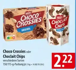 Famila Nord Ost Choco Crossies oder Choclait Chips Angebot