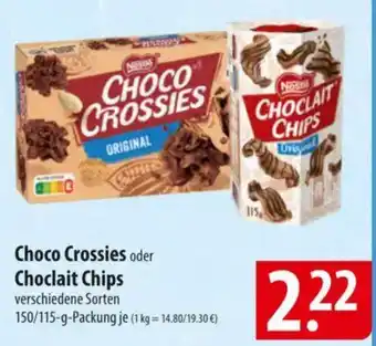 Famila Nord Ost Choco Crossies oder Choclait Chips Angebot